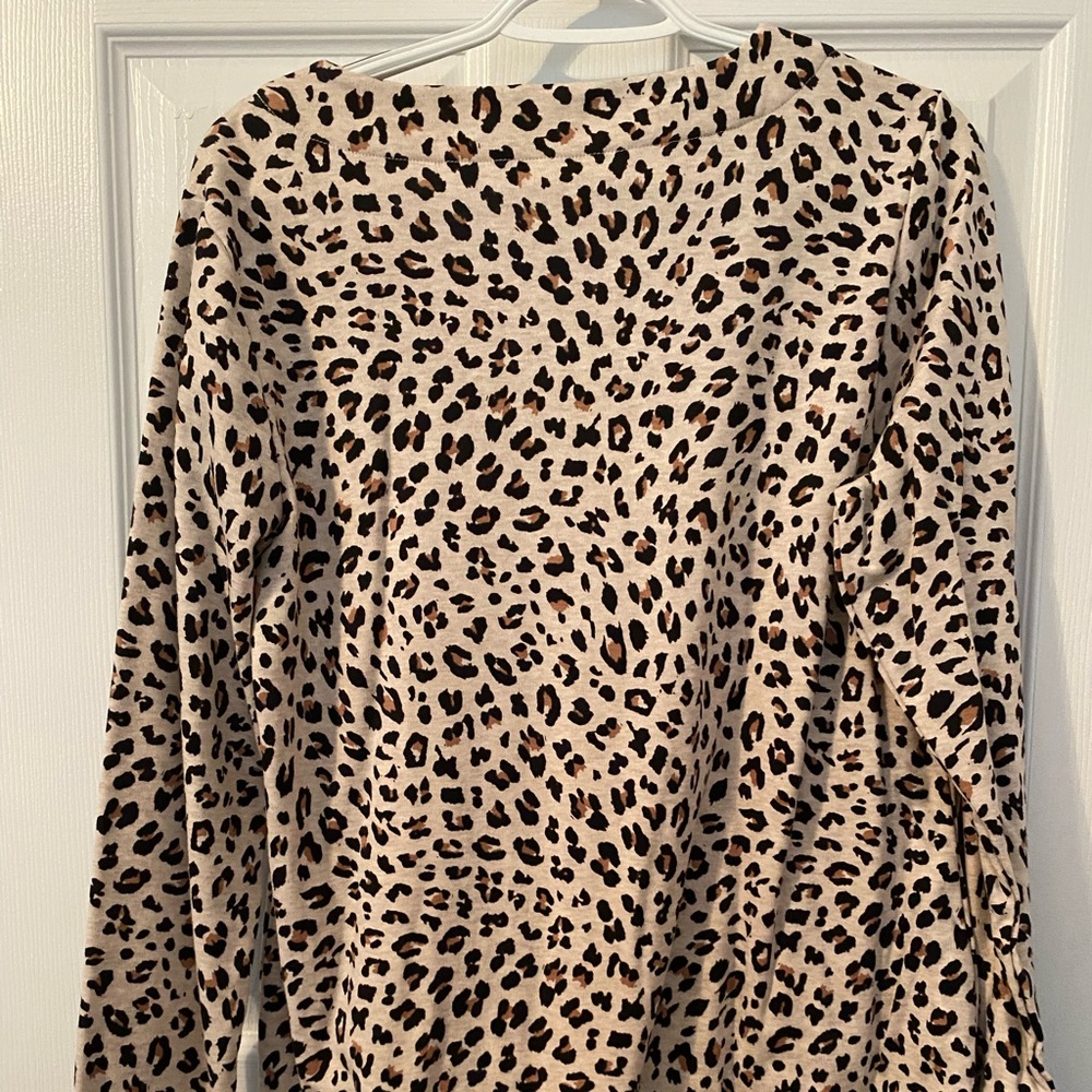 A brand new leopard print blouse
